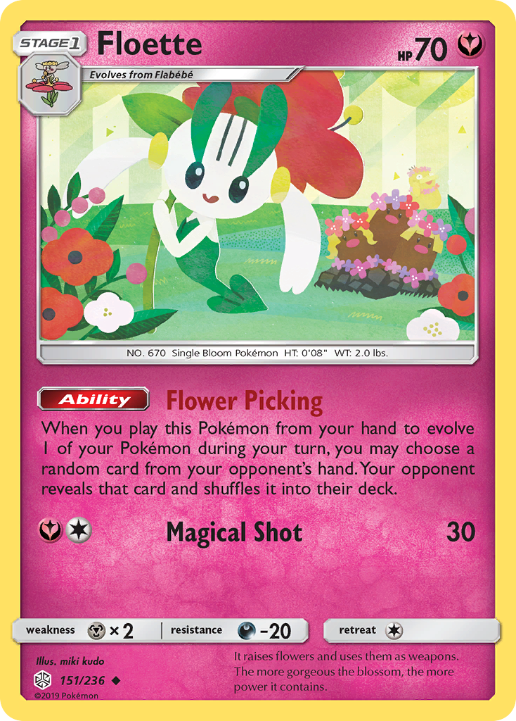 Floette (151/236) [Sun & Moon: Cosmic Eclipse] | Silver Goblin