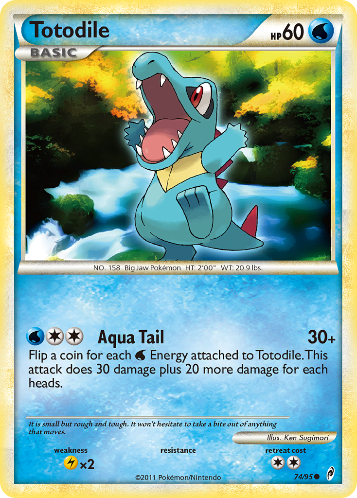 Totodile (74/95) [HeartGold & SoulSilver: Call of Legends] | Silver Goblin