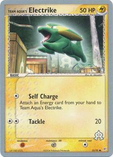 Team Aqua's Electrike (53/95) (Blaziken Tech - Chris Fulop) [World Championships 2004] | Silver Goblin