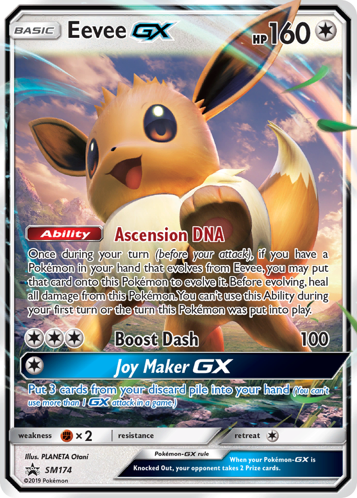 Eevee GX (SM174) (Jumbo Card) [Sun & Moon: Black Star Promos] | Silver Goblin