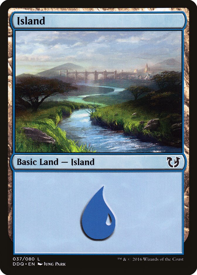 Island (37) [Duel Decks: Blessed vs. Cursed] | Silver Goblin