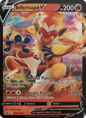 Infernape V (SWSH252) (Jumbo Card) [Sword & Shield: Black Star Promos] | Silver Goblin