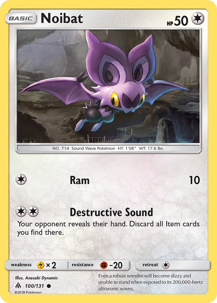 Noibat (100/131) [Sun & Moon: Forbidden Light] | Silver Goblin