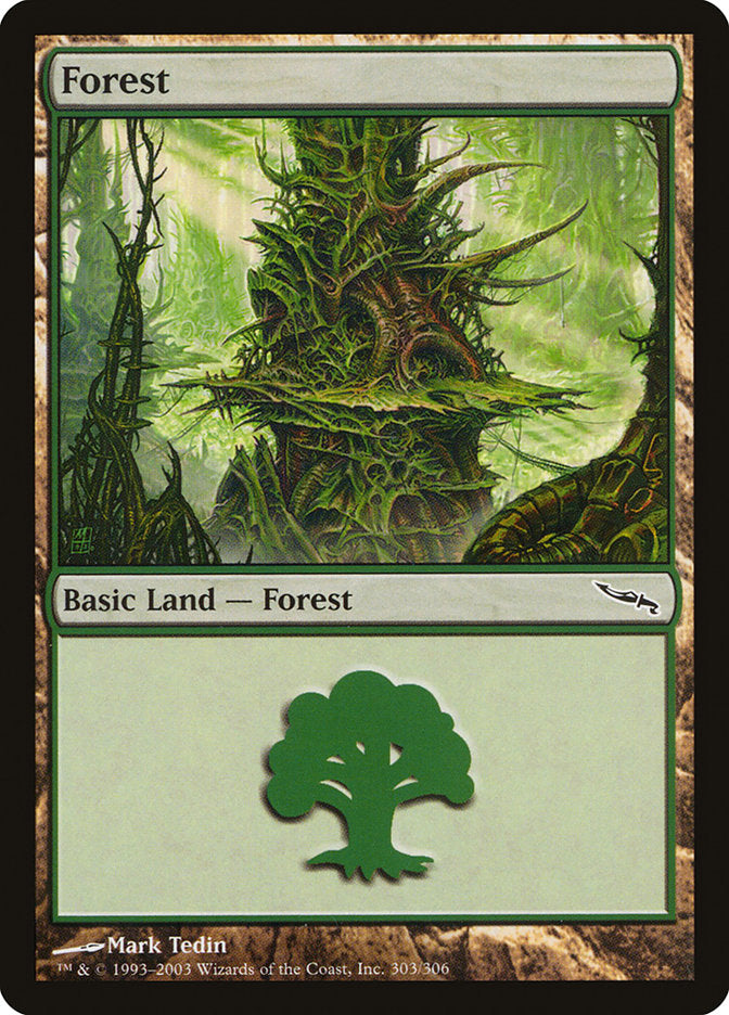 Forest (303) [Mirrodin] | Silver Goblin