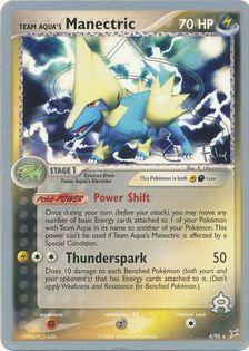 Team Aqua's Manectric (4/95) (Blaziken Tech - Chris Fulop) [World Championships 2004] | Silver Goblin