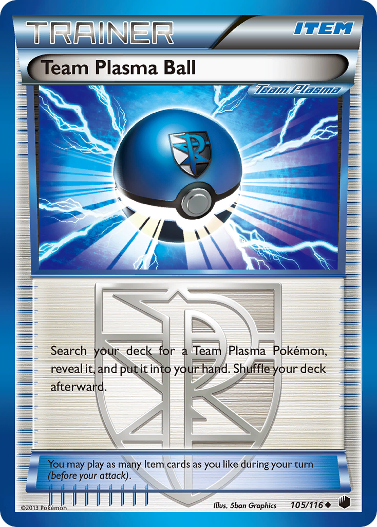 Team Plasma Ball (105/116) [Black & White: Plasma Freeze] | Silver Goblin