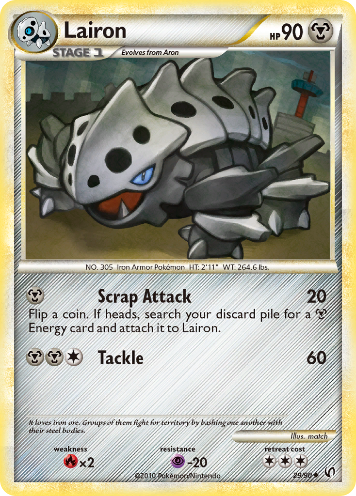 Lairon (29/90) [HeartGold & SoulSilver: Undaunted] | Silver Goblin