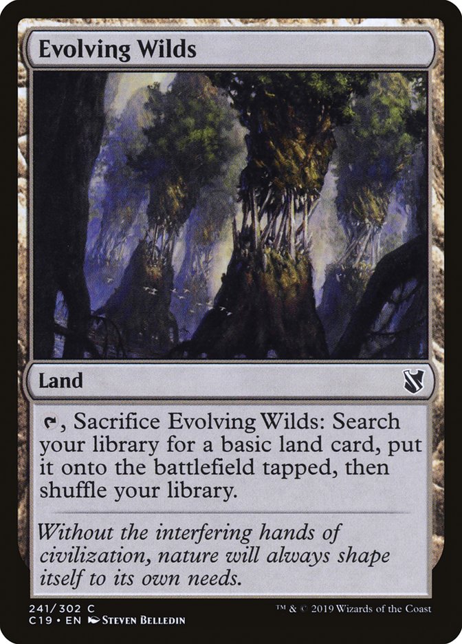 Evolving Wilds [Commander 2019] | Silver Goblin