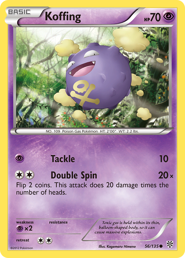 Koffing (56/135) [Black & White: Plasma Storm] | Silver Goblin