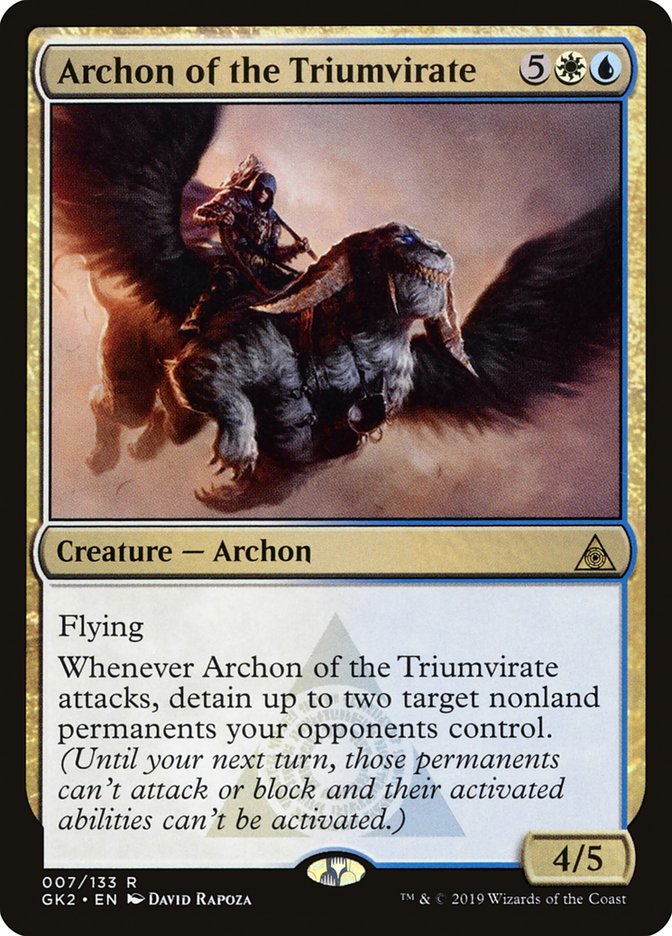 Archon of the Triumvirate [Ravnica Allegiance Guild Kit] | Silver Goblin