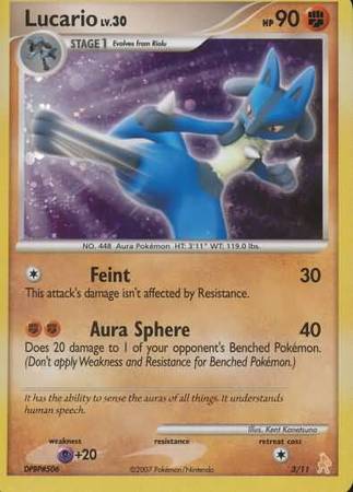 Lucario (3/11) [Diamond & Pearl: Trainer Kit - Lucario] | Silver Goblin