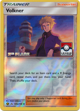Volkner (League Challenge) [2nd Place] (135a) Reverse Holofoil - Ultra Prism